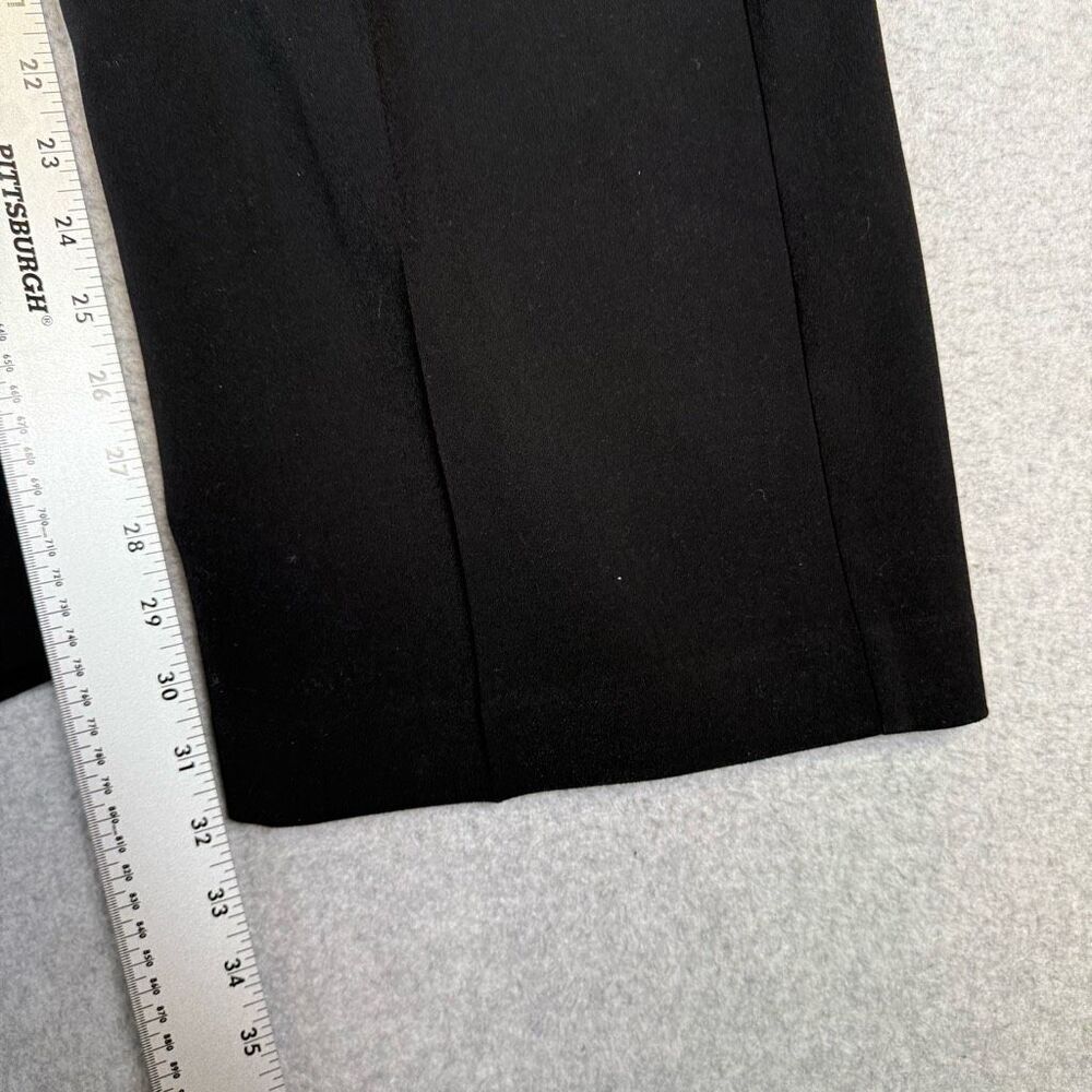 Brand New Express Editor Women's Size 6 Black High Waisted Flared Pants Dress - Picture 3 of 11